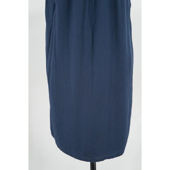 Mod Cloth‎ Dress Women Small S Blue Floral Embroidery Short Sleeve Pullover - Picture 7 of 9